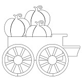 pumpkin wagon block